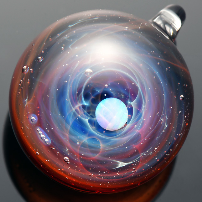 宇宙ガラス Mini ＋α ホワイトオパール plusalpha