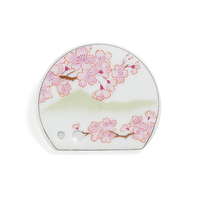 Porcelain Incense Holder Cherry Blossoms/Hanasaki