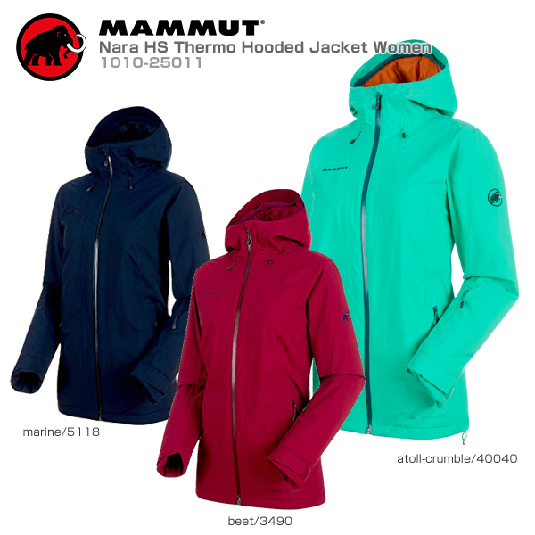 mammut nara hs thermo hooded jacket