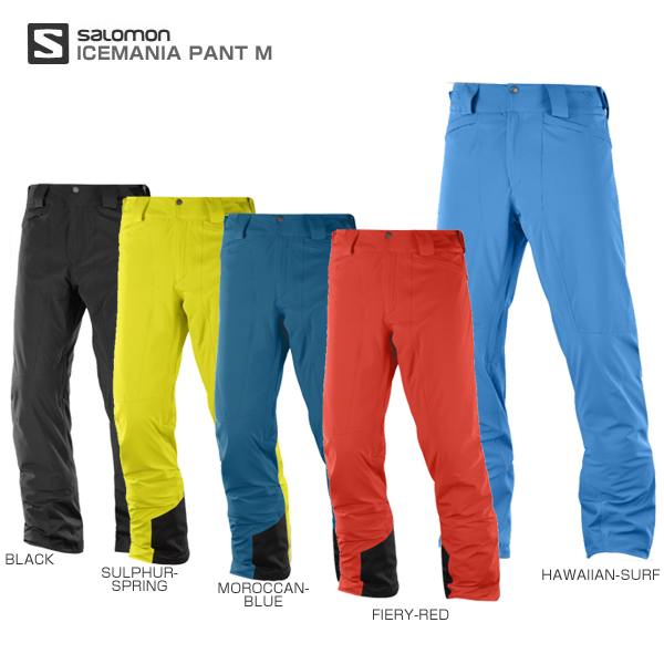 salomon men's icemania ski pants