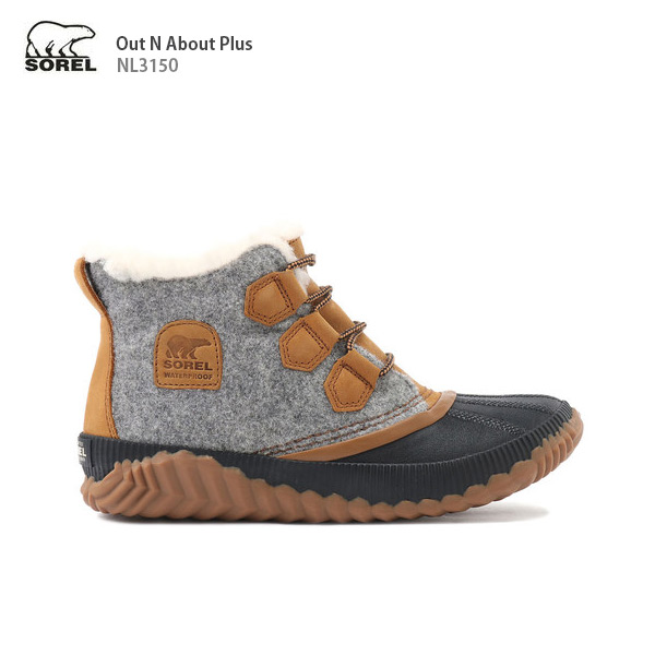 sorel women's out n about plus waterproof casual boots