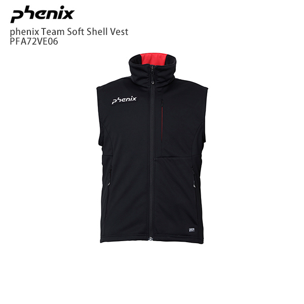 Phenix 滑雪中间衣男款马甲 21 Pfa72ve06 Phenix Team Soft Shell Vest 软质马甲 日本大阪滑雪用品用具专门店tanabe Sports 滑雪装备日本大阪