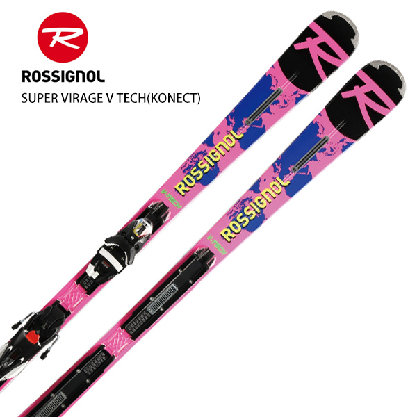 套裝】ROSSIGNOL〔滑雪板〕 ＜2021＞ SUPER VIRAGE V TECH KONE - 日本