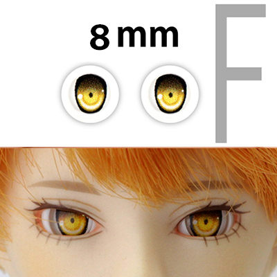 Parabox Online Shop Doll Eyes Anime Basic Eyes Iris F 8mm Yellow